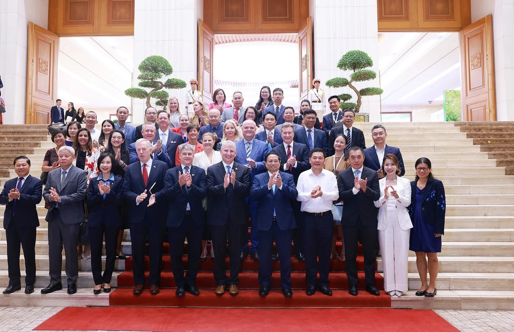 Thủ tướng Phạm Minh Chính làm việc với Đoàn Hội đồng kinh doanh Hoa Kỳ - ASEAN - Ảnh 10.