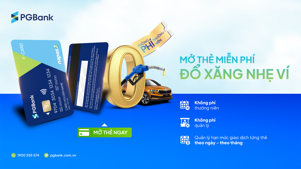 PGBank ra mắt thẻ F-card – Giải pháp thanh toán xăng dầu chuyên biệt cho doanh nghiệp - Ảnh 1.