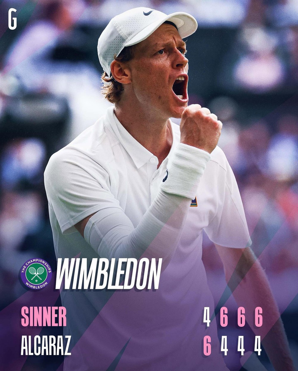 Ngược dòng ngoạn mục trước Alcaraz, Sinner vô địch Wimbledon 2025 - Ảnh 1.