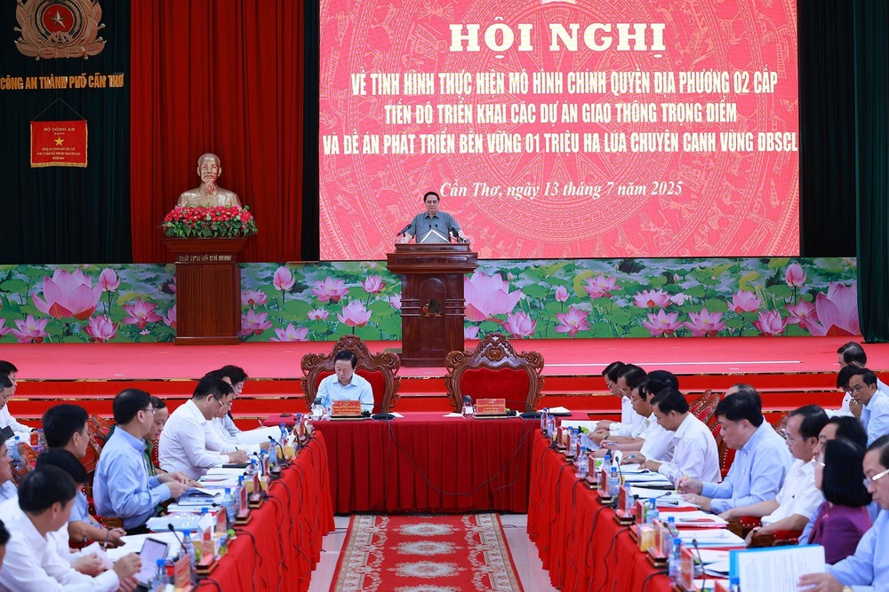 Thủ tướng chủ trì hội nghị về thực hiện chính quyền hai cấp và triển khai dự án trọng điểm vùng ĐBSCL - Ảnh 3.