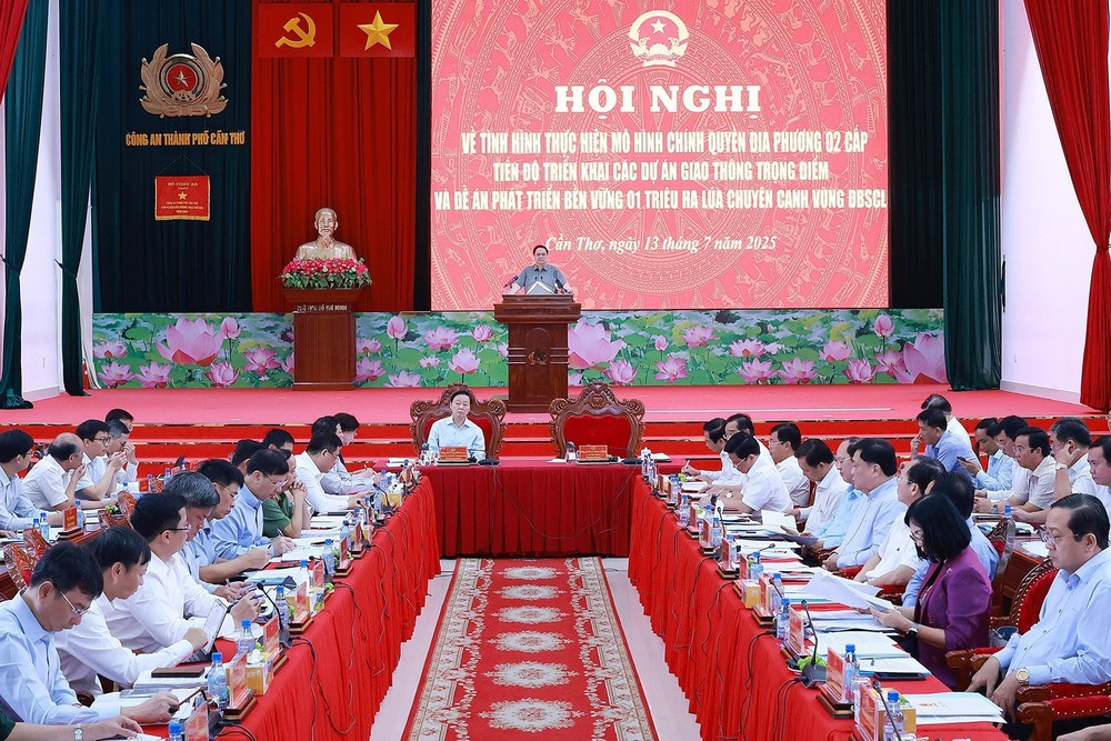 Thủ tướng chủ trì hội nghị về thực hiện chính quyền hai cấp và triển khai dự án trọng điểm vùng ĐBSCL - Ảnh 5.