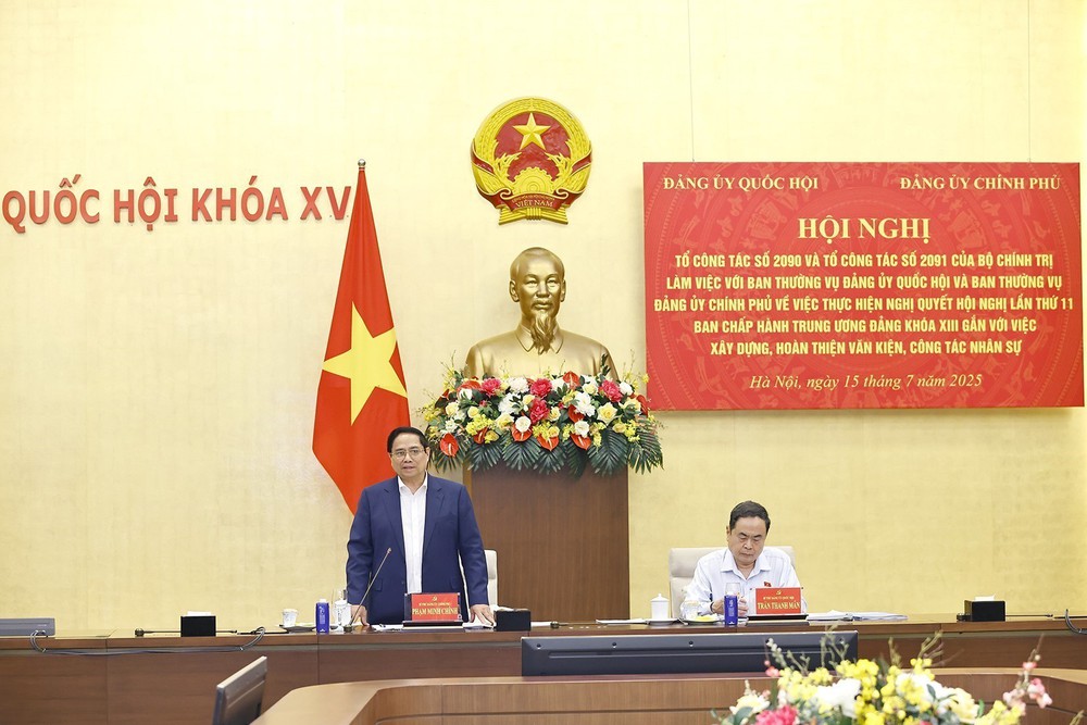 Tổ công tác của Bộ Chính trị làm việc với Ban Thường vụ Đảng ủy Quốc hội, Ban Thường vụ Đảng ủy Chính phủ - Ảnh 5.