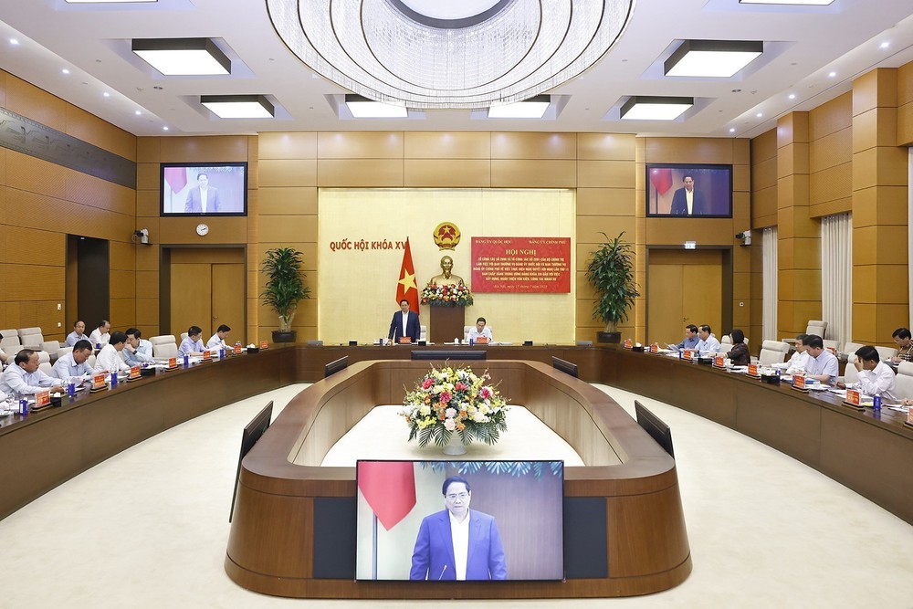 Tổ công tác của Bộ Chính trị làm việc với Ban Thường vụ Đảng ủy Quốc hội, Ban Thường vụ Đảng ủy Chính phủ - Ảnh 4.