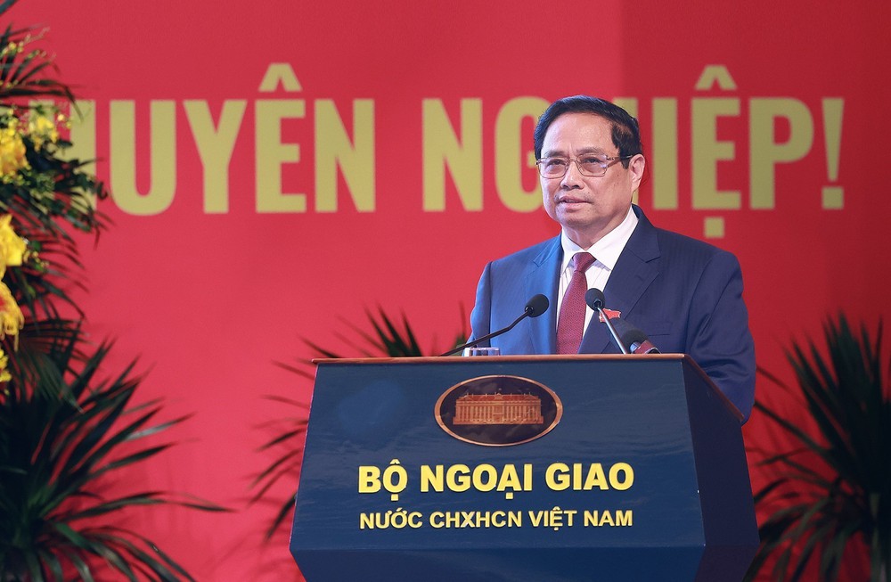 Thủ tướng Phạm Minh Chính: Đảng bộ Bộ Ngoại giao có quyết tâm cao, khát vọng lớn, tinh thần chiến đấu và đổi mới mạnh mẽ - Ảnh 1.