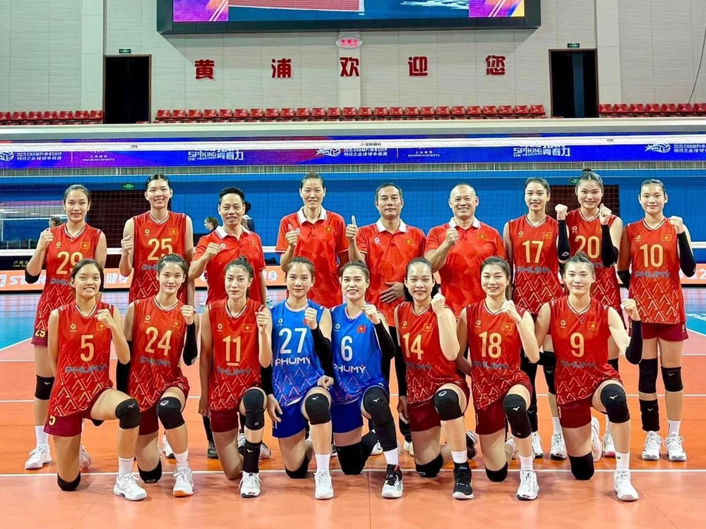 Tuyển bóng chuyền nữ Việt Nam xếp hạng 4 tại giải Shanghai Future Stars 2025
