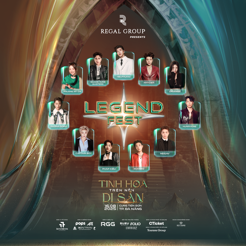 Hội "anh trai – em xinh" hot nhất Vbiz cùng tề tựu tại sân khấu xoay 360 độ Legend Fest 2025 - Ảnh 1. Hội "anh trai – em xinh" hot nhất Vbiz cùng tề tựu tại sân khấu xoay 360 độ Legend Fest 2025 - Ảnh 1.