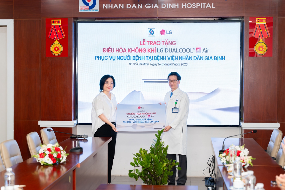 LG trao tặng điều hòa không khí phục vụ người bệnh tại Bệnh viện Nhân dân Gia Định - Ảnh 2.