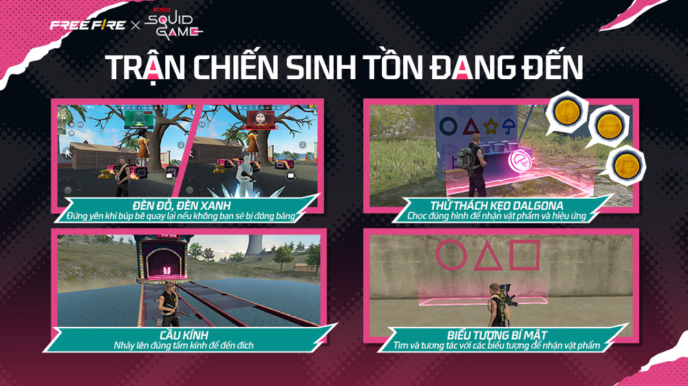Lời mời đã đến: Bước vào vũ trụ Squid Game của Netflix trong Garena Free Fire bắt đầu từ ngày 18/07! - Ảnh 3.