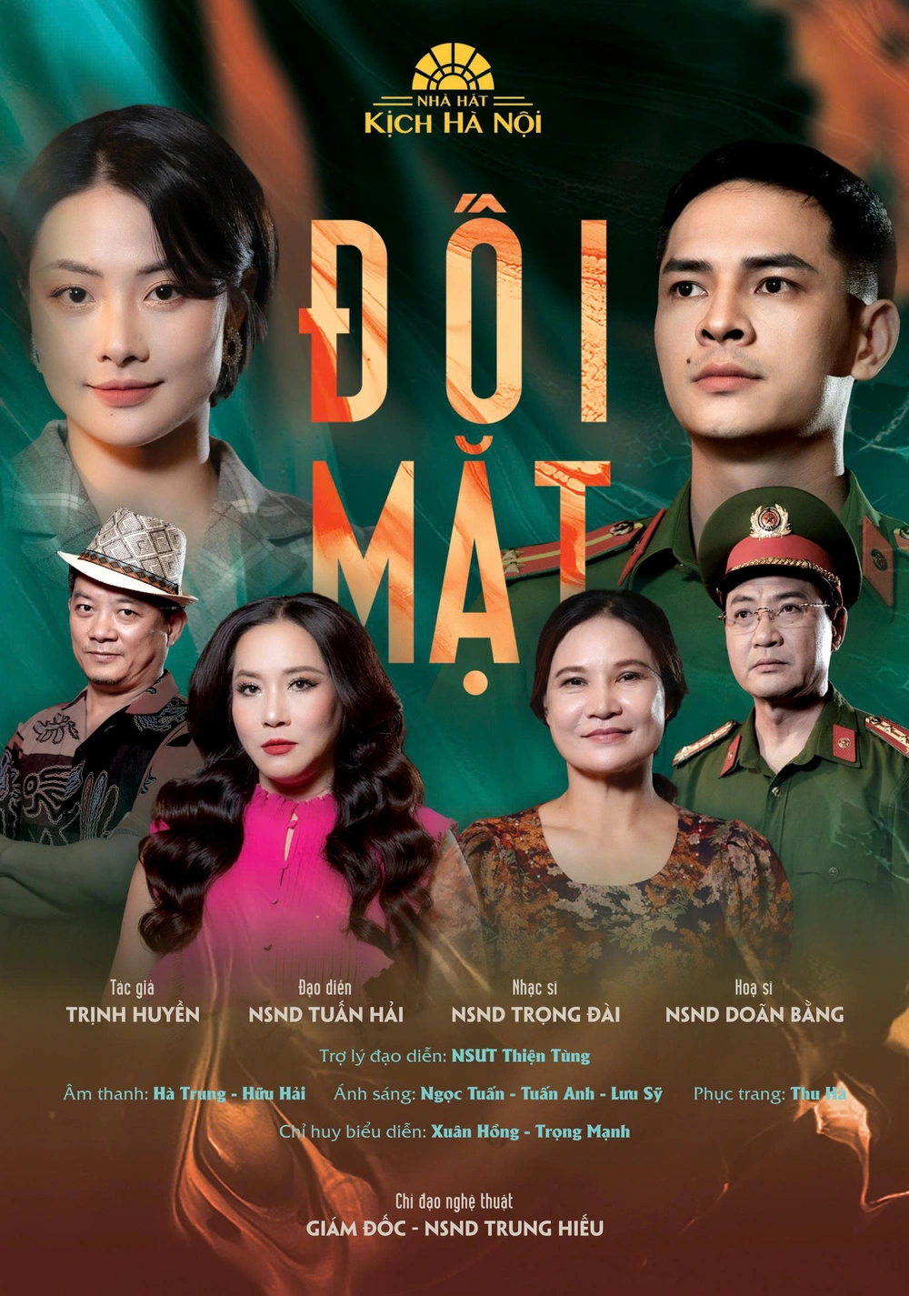 Công diễn vở kịch 'Đối mặt' tại Hà Nội - lời tri ân đến chiến sĩ công an trong mùa thu lịch sử - Ảnh 1.