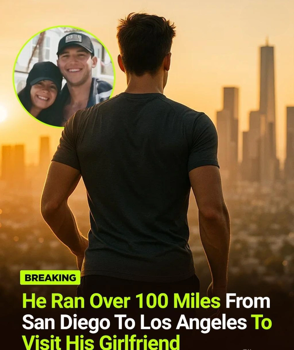 Aron Greene chạy 160km đến nhà bạn gái