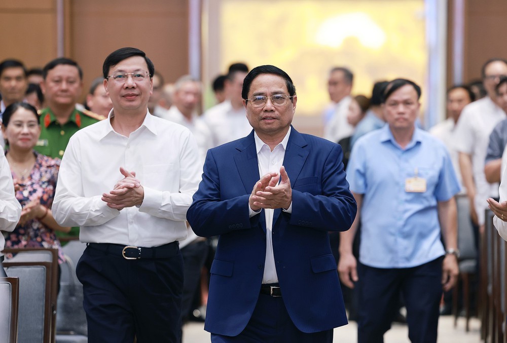 Thủ tướng chủ trì Hội nghị toàn quốc đánh giá kết quả tháo gỡ khó khăn cho các dự án - Ảnh 1.