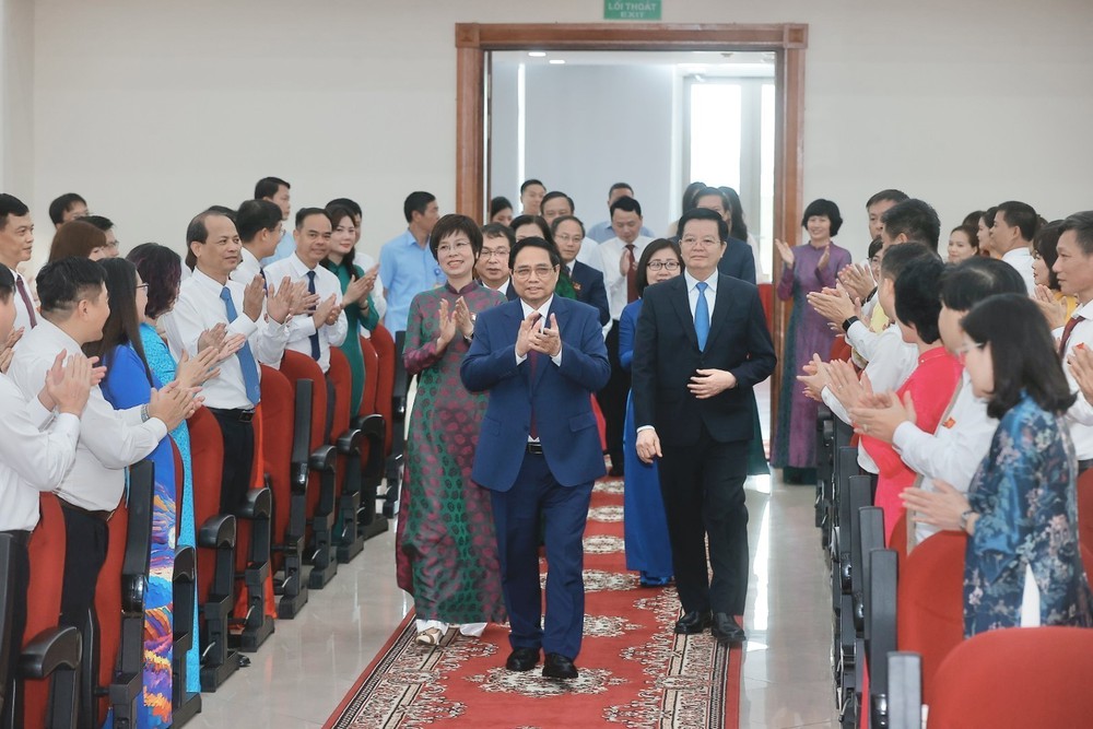 Thủ tướng Phạm Minh Chính dự Đại hội Đảng bộ Thông tấn xã Việt Nam lần thứ 27, nhiệm kỳ 2025 - 2030 - Ảnh 2. Thủ tướng Phạm Minh Chính dự Đại hội Đảng bộ Thông tấn xã Việt Nam lần thứ 27, nhiệm kỳ 2025 - 2030 - Ảnh 2.