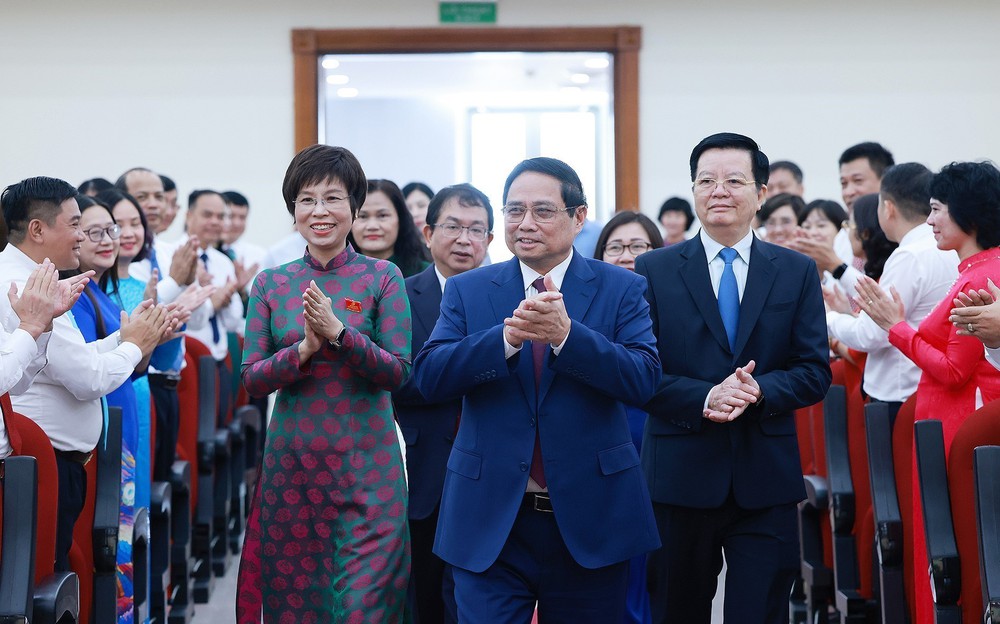 Thủ tướng Phạm Minh Chính dự Đại hội Đảng bộ Thông tấn xã Việt Nam lần thứ 27, nhiệm kỳ 2025 - 2030 - Ảnh 3. Thủ tướng Phạm Minh Chính dự Đại hội Đảng bộ Thông tấn xã Việt Nam lần thứ 27, nhiệm kỳ 2025 - 2030 - Ảnh 3.