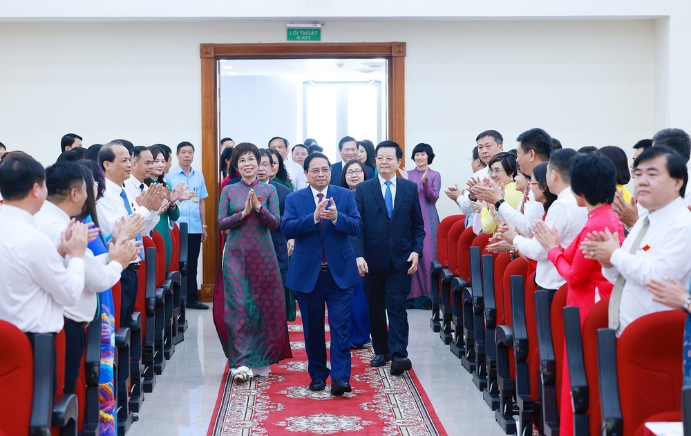 Thủ tướng Phạm Minh Chính dự Đại hội Đảng bộ Thông tấn xã Việt Nam lần thứ 27, nhiệm kỳ 2025 - 2030 - Ảnh 1. Thủ tướng Phạm Minh Chính dự Đại hội Đảng bộ Thông tấn xã Việt Nam lần thứ 27, nhiệm kỳ 2025 - 2030 - Ảnh 1.