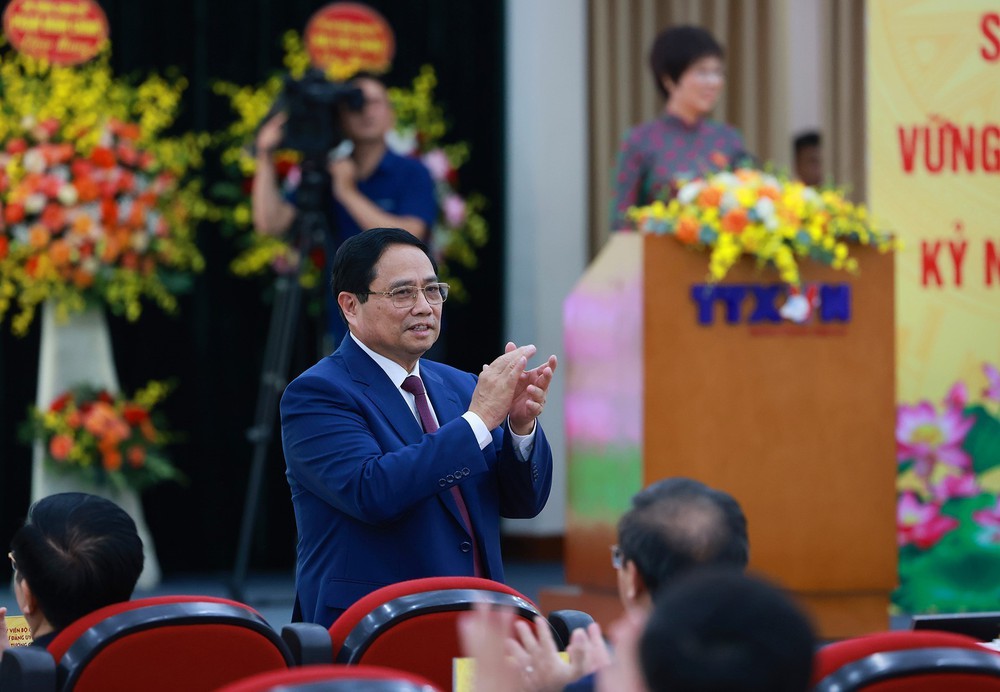 Thủ tướng Phạm Minh Chính dự Đại hội Đảng bộ Thông tấn xã Việt Nam lần thứ 27, nhiệm kỳ 2025 - 2030 - Ảnh 8. Thủ tướng Phạm Minh Chính dự Đại hội Đảng bộ Thông tấn xã Việt Nam lần thứ 27, nhiệm kỳ 2025 - 2030 - Ảnh 8.