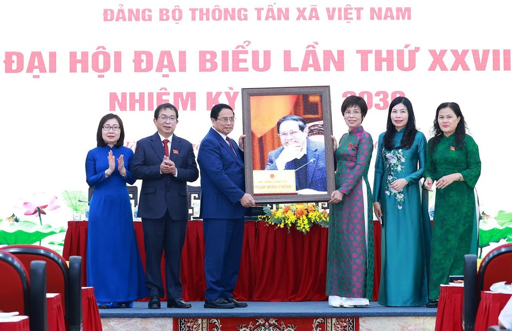 Thủ tướng Phạm Minh Chính dự Đại hội Đảng bộ Thông tấn xã Việt Nam lần thứ 27, nhiệm kỳ 2025 - 2030 - Ảnh 9. Thủ tướng Phạm Minh Chính dự Đại hội Đảng bộ Thông tấn xã Việt Nam lần thứ 27, nhiệm kỳ 2025 - 2030 - Ảnh 9.