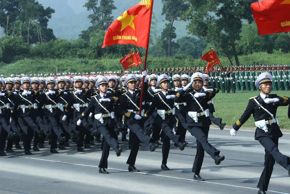 Hình ảnh tổng hợp luyện diễu binh, diễu hành kỷ niệm 80 năm Quốc khánh 2/9 - Ảnh 14.
