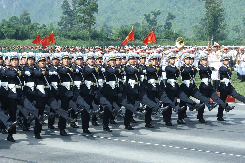 Hình ảnh tổng hợp luyện diễu binh, diễu hành kỷ niệm 80 năm Quốc khánh 2/9 - Ảnh 13.