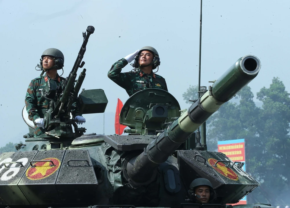 Hình ảnh khối xe thiết giáp tại tổng hợp luyện diễu binh, diễu hành kỷ niệm 80 năm Quốc khánh 2/9 - Ảnh 10.
