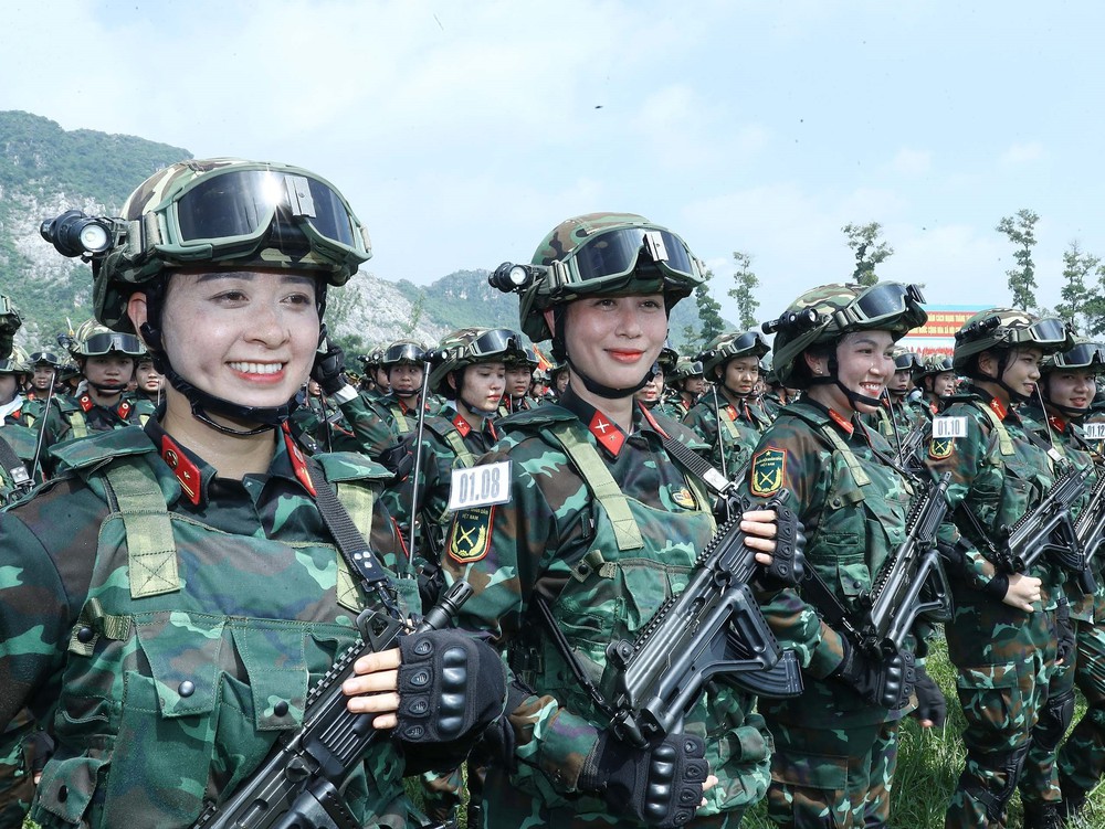 Hình ảnh tổng hợp luyện diễu binh, diễu hành kỷ niệm 80 năm Quốc khánh 2/9 - Ảnh 10.