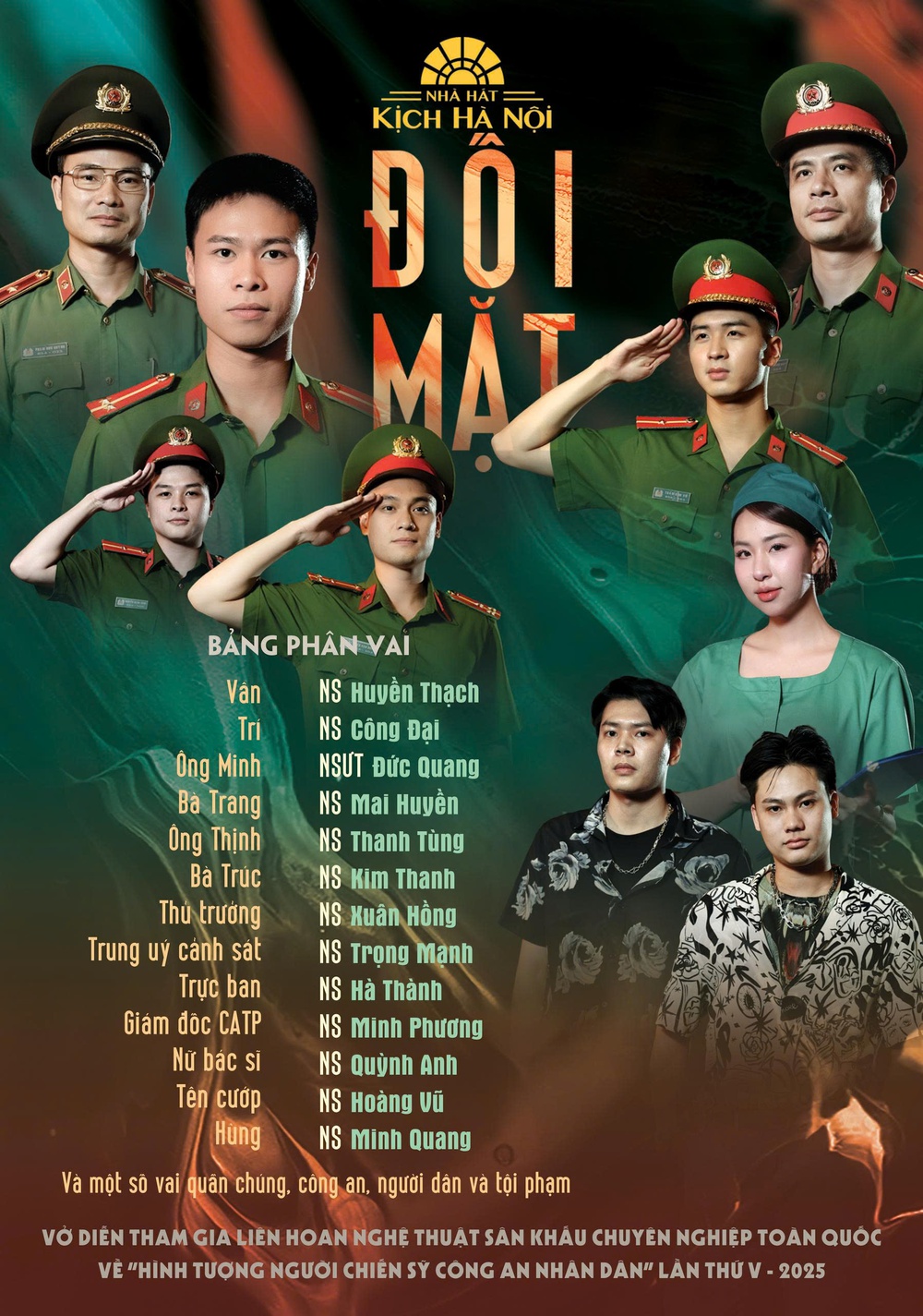 Công diễn vở kịch 'Đối mặt' tại Hà Nội - lời tri ân đến chiến sĩ công an trong mùa thu lịch sử - Ảnh 2.