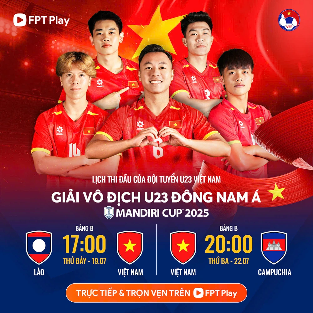 TRỰC TIẾP bóng đá Việt Nam vs Lào 17h00 hôm nay, U23 Đông Nam Á 2025 - Ảnh 3. TRỰC TIẾP bóng đá Việt Nam vs Lào 17h00 hôm nay, U23 Đông Nam Á 2025 - Ảnh 3.