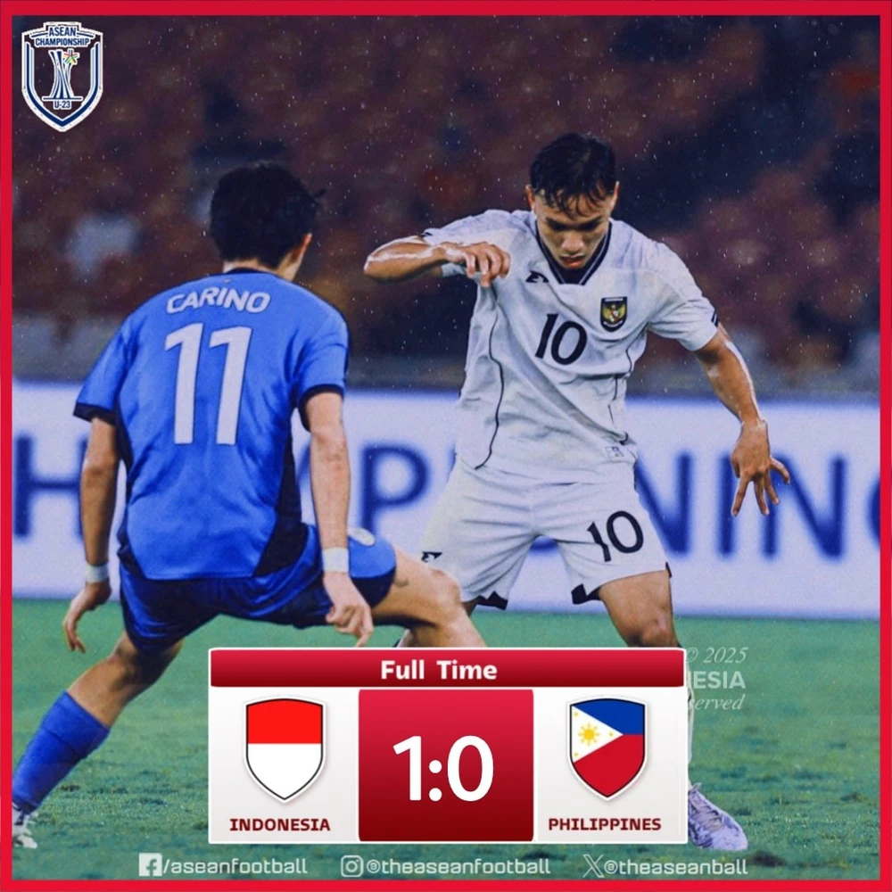 U23 Indonesia đặt 1 chân vào bán kết, tuyển trẻ Malaysia nguy cơ bị loại ở giải Đông Nam Á - Ảnh 1.