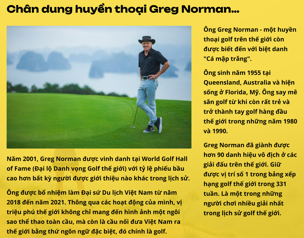 Huyền thoại làng golf thế giới là Đại sứ du lịch Việt Nam - Ảnh 2.
