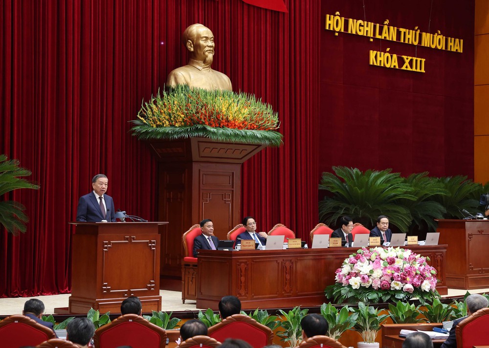 Phát biểu của Tổng Bí thư Tô Lâm tại Phiên khai mạc Hội nghị Trung ương lần thứ mười hai Ban Chấp hành Trung ương Đảng khóa XIII - Ảnh 2.
