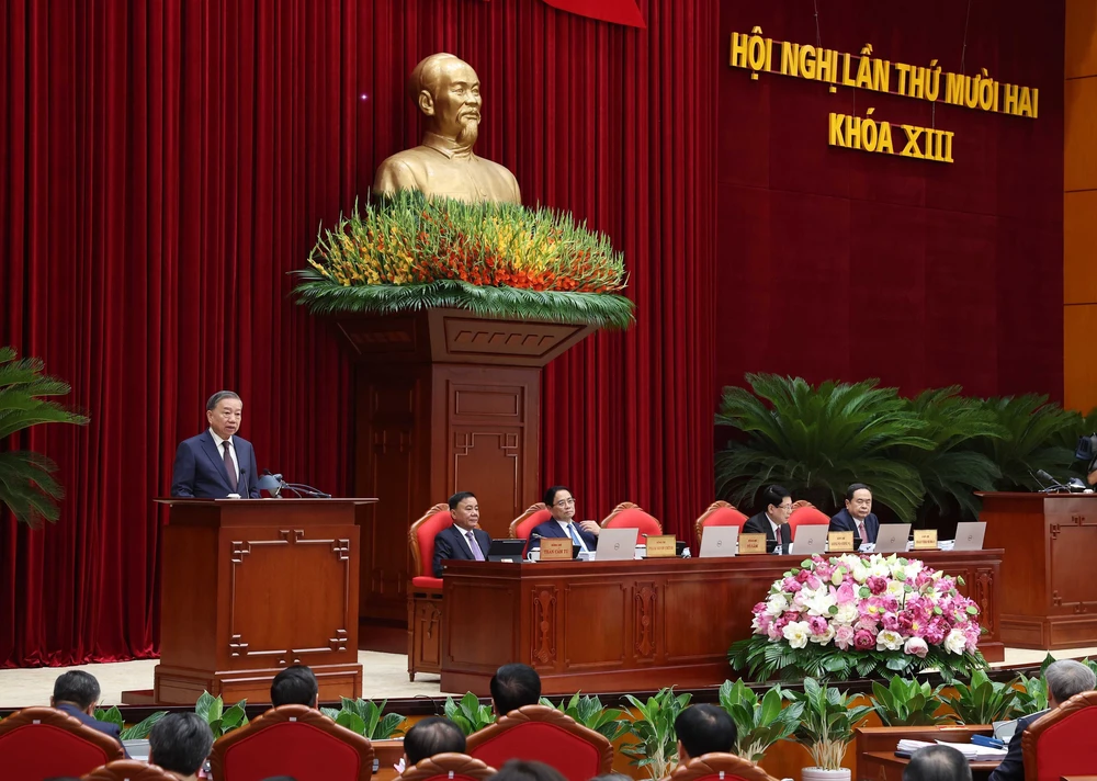 Tổng Bí thư Tô Lâm: Xác định cho được mục tiêu tổng quát và các đột phá chiến lược trong nhiệm kỳ tới - Ảnh 3.