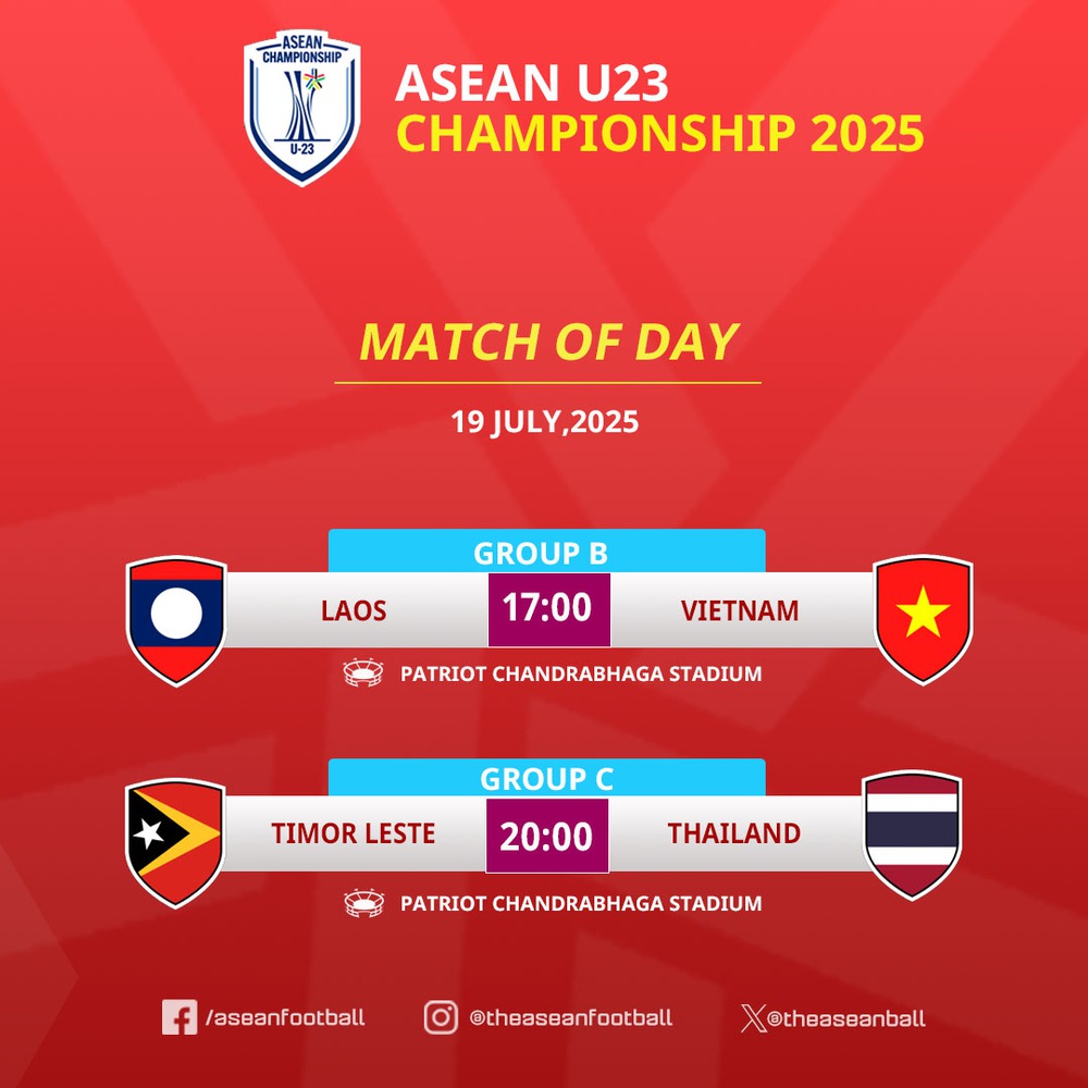 VTV5 VTV6 trực tiếp bóng đá Việt Nam vs Lào 17h00 hôm nay, U23 Đông Nam Á 2025 - Ảnh 3.