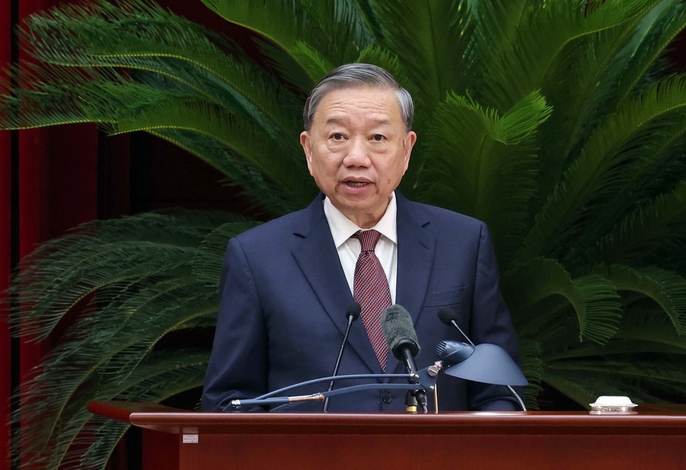 Phát biểu của Tổng Bí thư Tô Lâm tại Phiên Bế mạc Hội nghị lần thứ 12 Ban Chấp hành Trung ương Đảng khóa XIII - Ảnh 1.