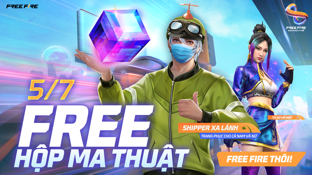 Sinh nhật Free Fire 8 tuổi: Bữa tiệc vô hạn quà tặng - Ảnh 2.