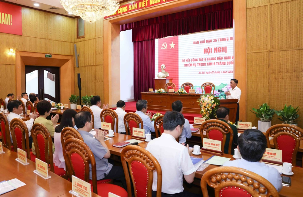 Ban Chỉ đạo 35 Trung ương triển khai nhiệm vụ 6 tháng cuối năm 2025 - Ảnh 1.