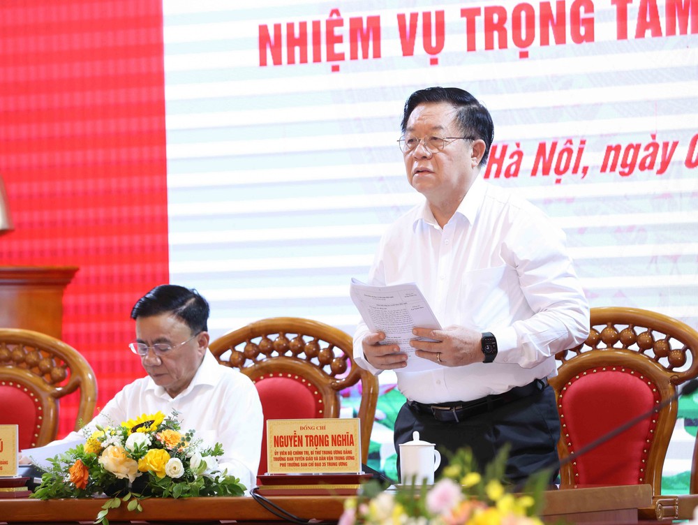 Ban Chỉ đạo 35 Trung ương triển khai nhiệm vụ trọng tâm 6 tháng cuối năm - Ảnh 1.