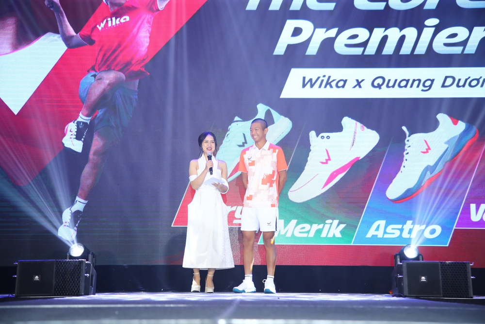 Quang Dương trở lại Việt Nam, ra mắt bộ sưu tập mới cùng pickleball WIKA - Ảnh 1.