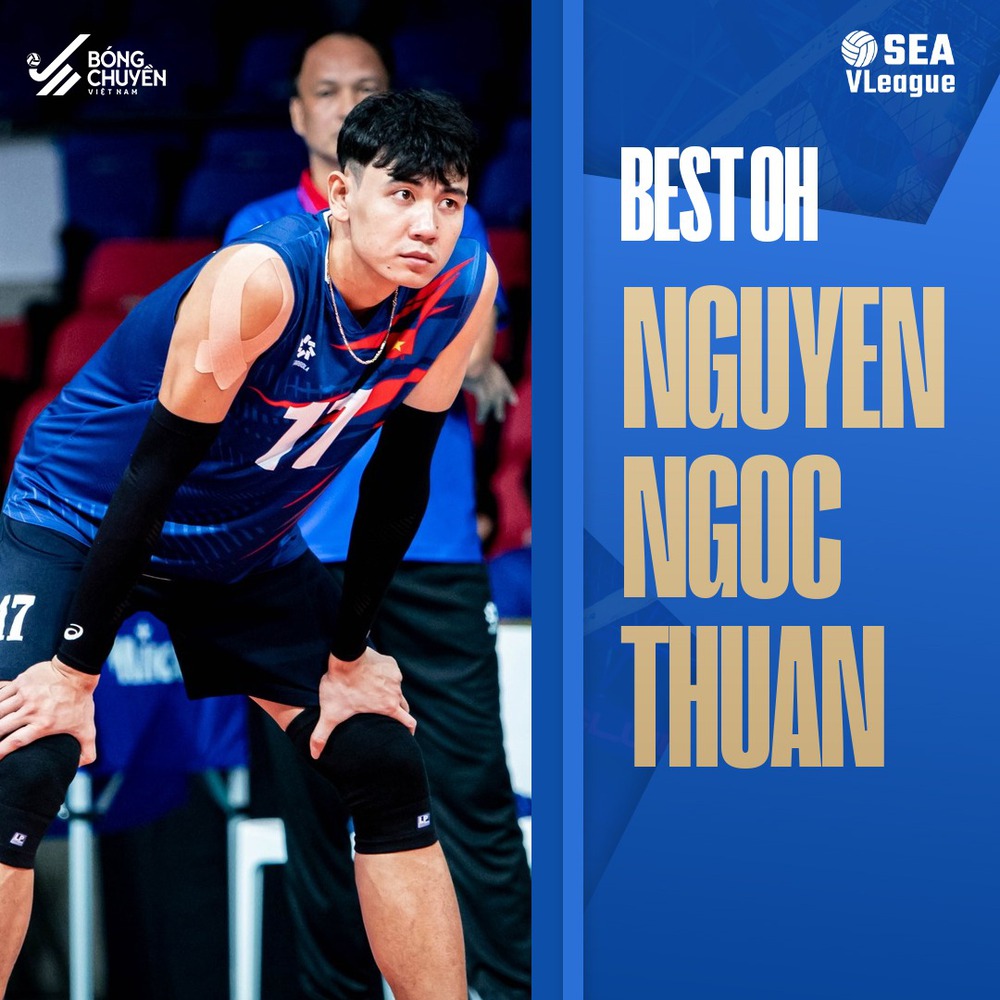 Hai tuyển thủ Việt Nam hoàn tất cú đúp giải thưởng cá nhân cho riêng mình tại SEA V.League 2025 - Ảnh 1.