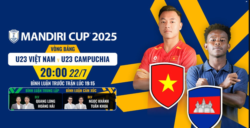 Xem trực tiếp bóng đá Việt Nam vs Campuchia ở đâu? VTV có trực tiếp U23 Đông Nam Á 2025? - Ảnh 3.
