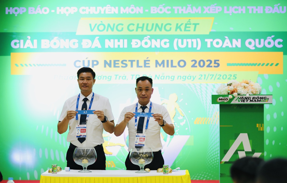 16 đội bóng dự giải bóng đá Nhi đồng toàn quốc Cúp Nestlé Milo 2025 - Ảnh 2.