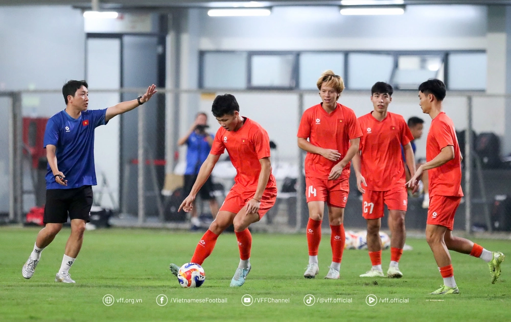 U23 Việt Nam hoàn tất công tác chuẩn bị cho trận gặp U23 Campuchia - Ảnh 1.