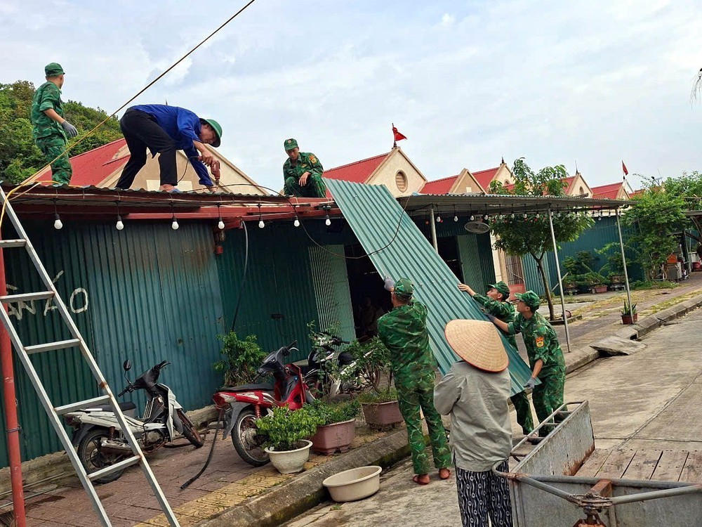 Biên phòng Quảng Ninh triển khai các biện pháp ứng phó với bão số 3 - Ảnh 9.