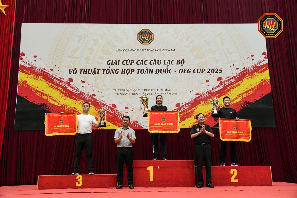 Thái Nguyên xếp nhất toàn đoàn Giải Cúp các CLB võ thuật tổng hợp toàn quốc 2025  - Ảnh 2.
