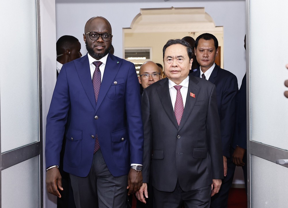 Chủ tịch Quốc hội Trần Thanh Mẫn hội đàm với Chủ tịch Quốc hội Senegal - Ảnh 1.