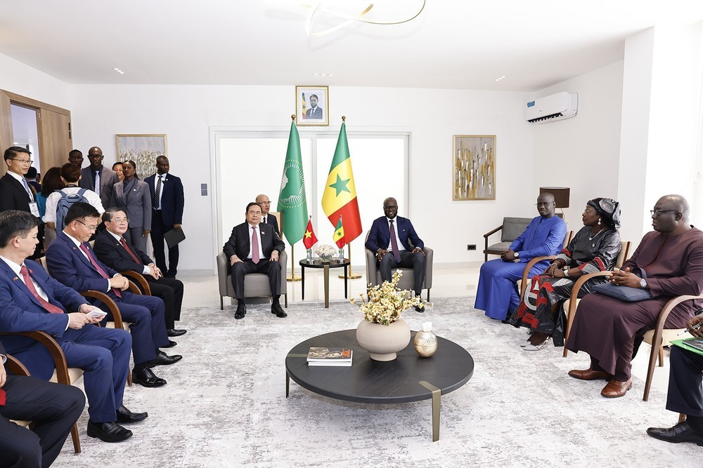 Chủ tịch Quốc hội Trần Thanh Mẫn hội đàm với Chủ tịch Quốc hội Senegal - Ảnh 3.