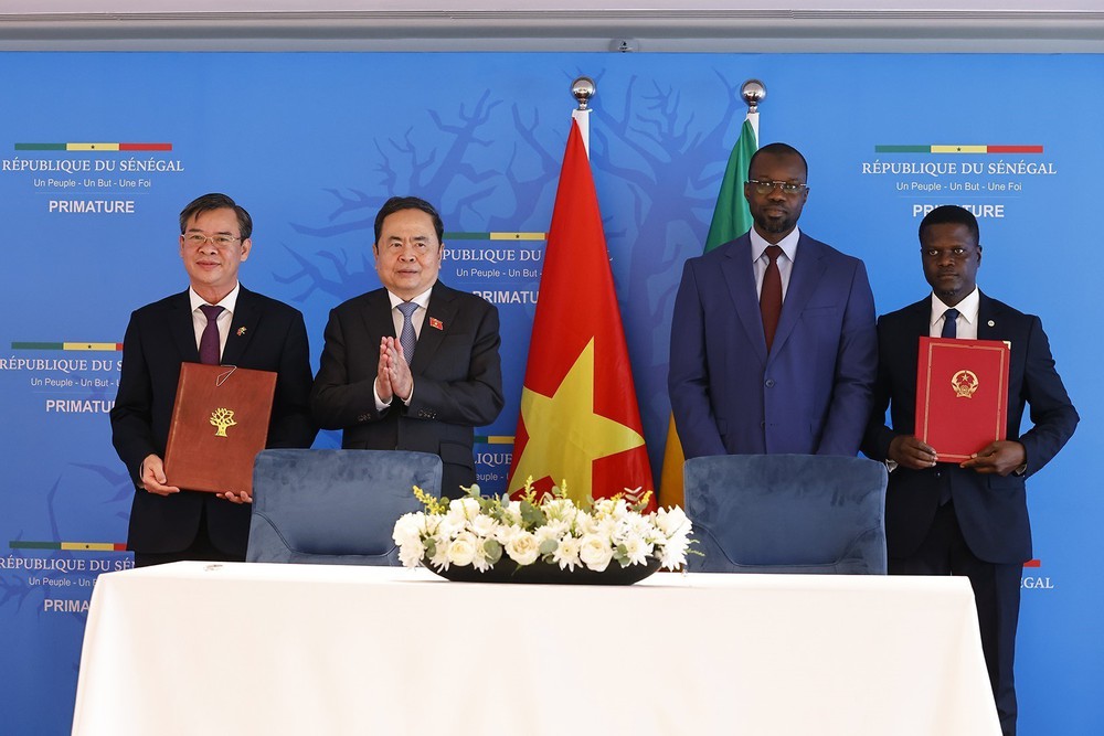 Chủ tịch Quốc hội Trần Thanh Mẫn hội kiến Thủ tướng Senegal Ousmane Sonko - Ảnh 6.