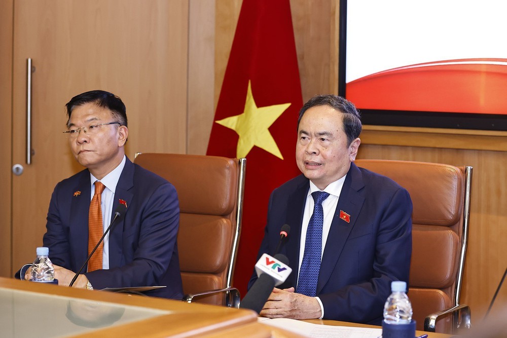 Chủ tịch Quốc hội Trần Thanh Mẫn dự tọa đàm về chính sách thúc đẩy hợp tác Việt Nam-Maroc - Ảnh 4.