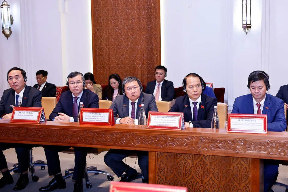 Chủ tịch Quốc hội Trần Thanh Mẫn hội đàm với Chủ tịch Hạ viện Maroc - Ảnh 6.