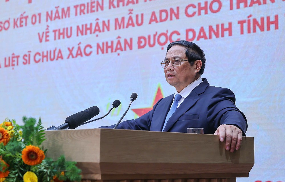 Thủ tướng Phạm Minh Chính: Xác minh danh tính liệt sĩ là bổn phận thiêng liêng, là mệnh lệnh từ trái tim - Ảnh 2.