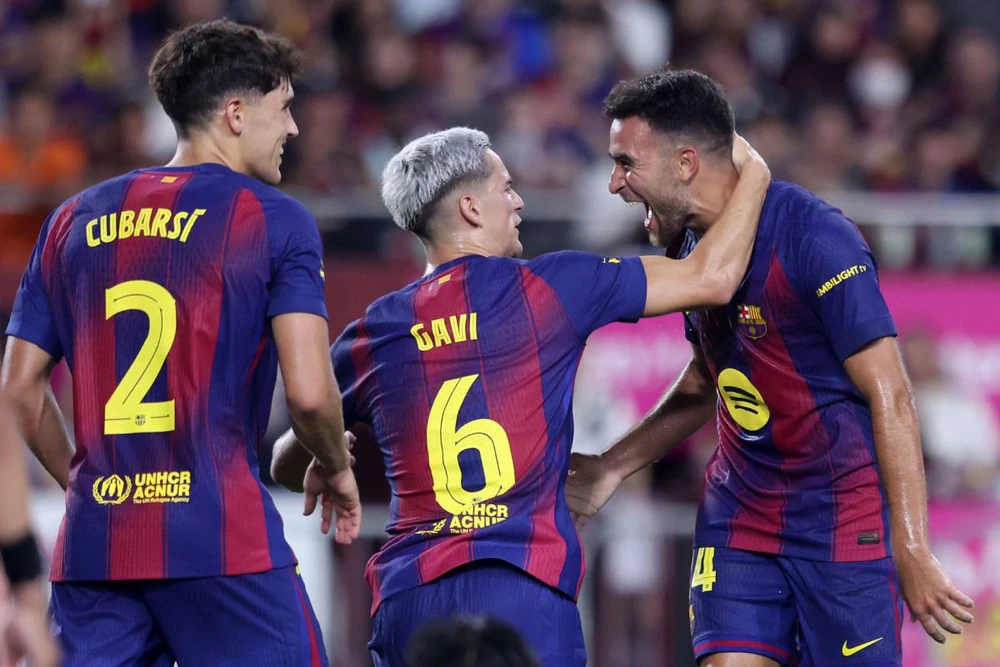 Rashford ra mắt ngắn ngủi, Barcelona thắng nhẹ trên đất Nhật - Ảnh 1.
