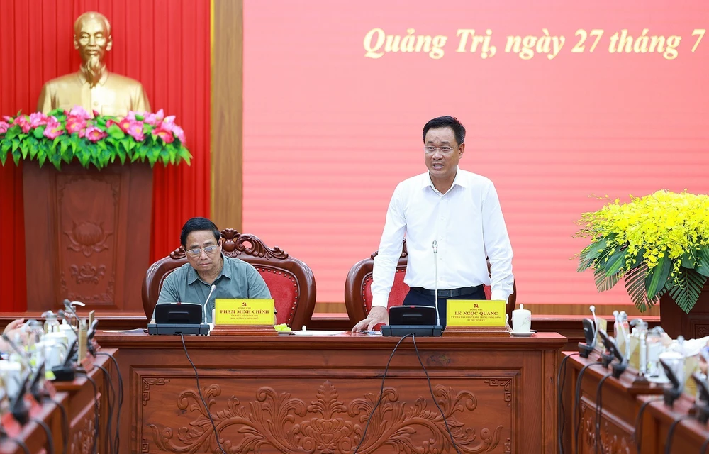 Thủ tướng chủ trì làm việc với Ban Thường vụ Tỉnh uỷ Quảng Trị - Ảnh 2.
